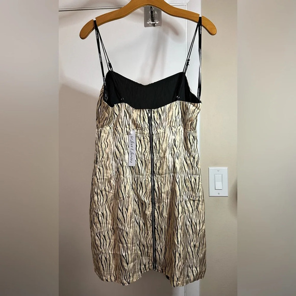 NWT For Love & Lemons Animal Print Mini Slip Dress Size Medium - Picture 6 of 9